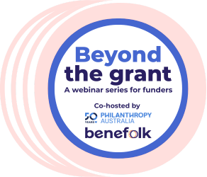Beyond the grant: Webinar One 